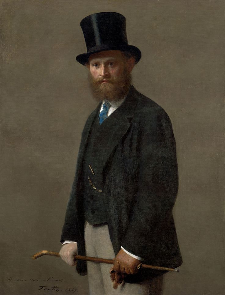 Henri Fantin-Latour. Retrato de Edouard Manet. 1867. Instituto de Arte de Chicago.