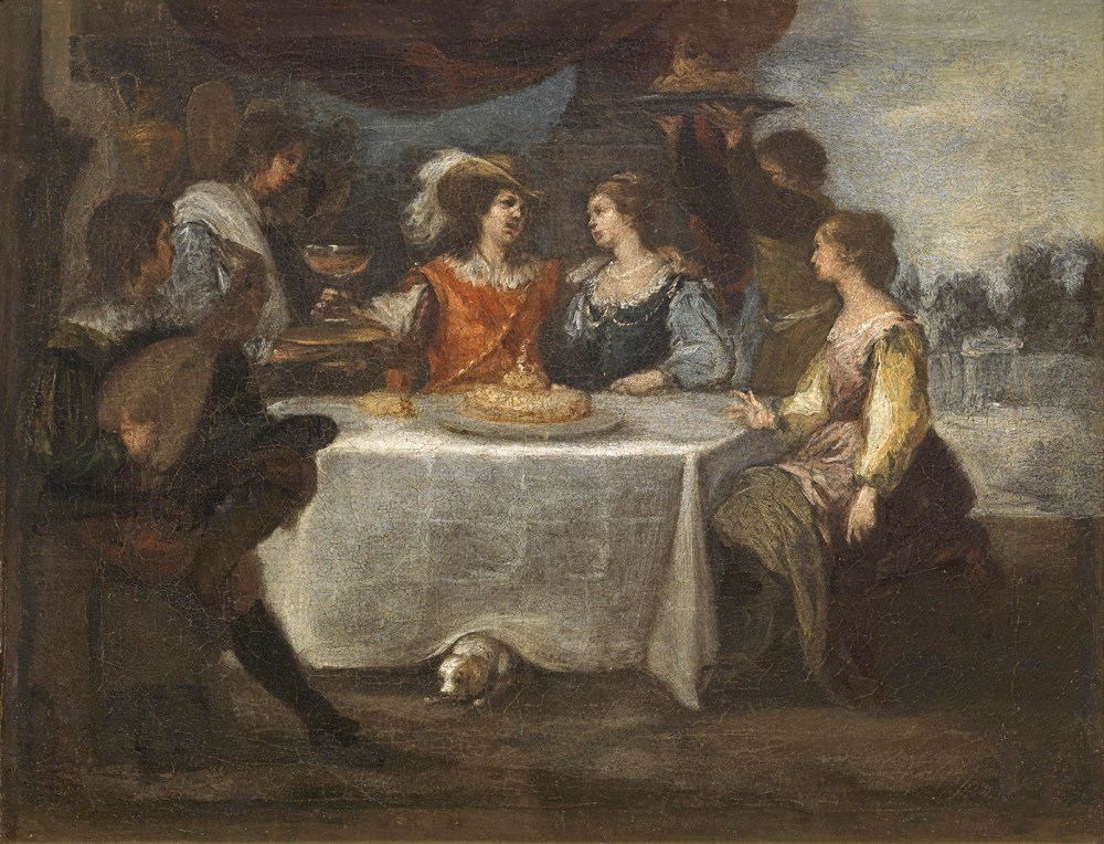 Bartolomé Esteban Murillo. La disipación del hijo pródigo. 1660 - 1665. Museo del Prado.