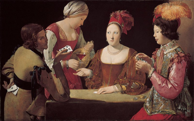 Georges de la Tour. El tramposo del as de tréboles. Kimbell Art Museum, Fort Worth.Texas. 