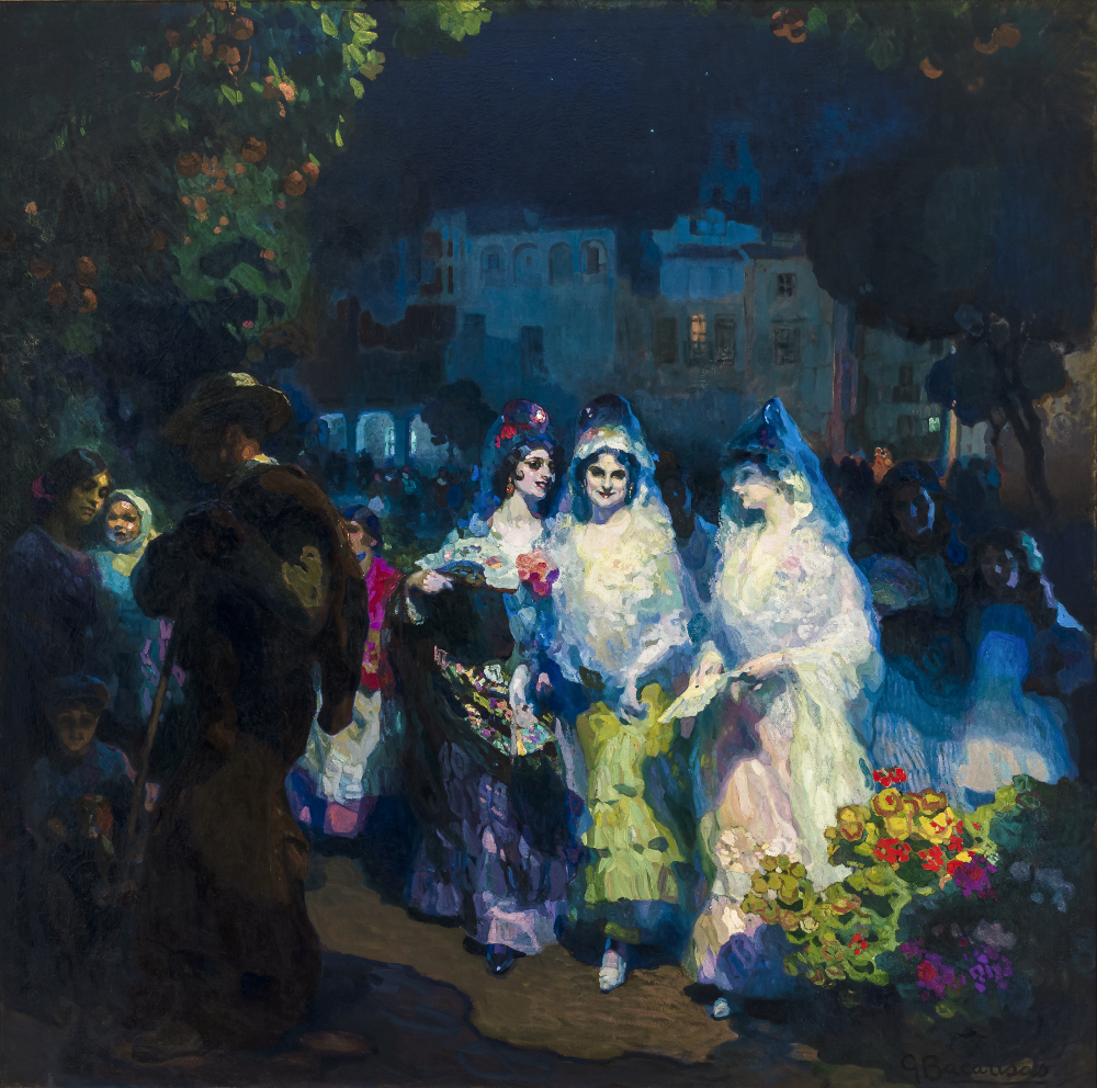 Gustavo Barcarisas. Sevilla en fiestas. 1915. Museo de Bellas Artes de Sevilla.