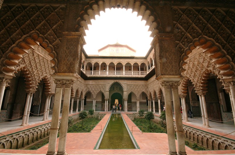 Patio de las doncellas. Alcázar de Sevilla.