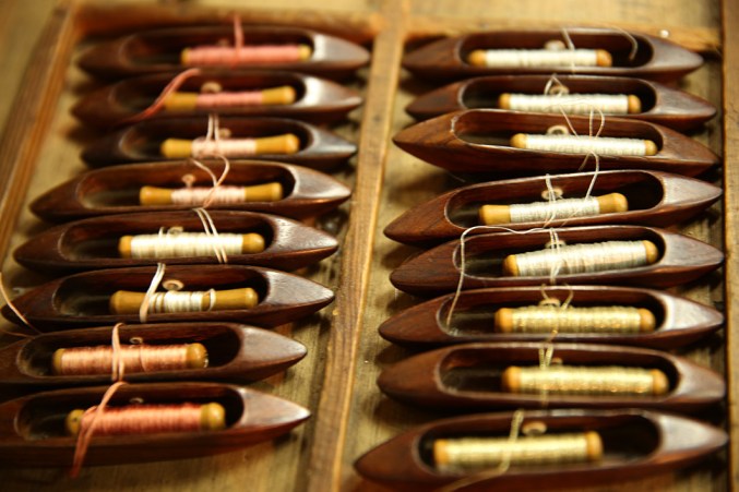 Lanzaderas. Museo de la Seda de Moncada. Valencia.