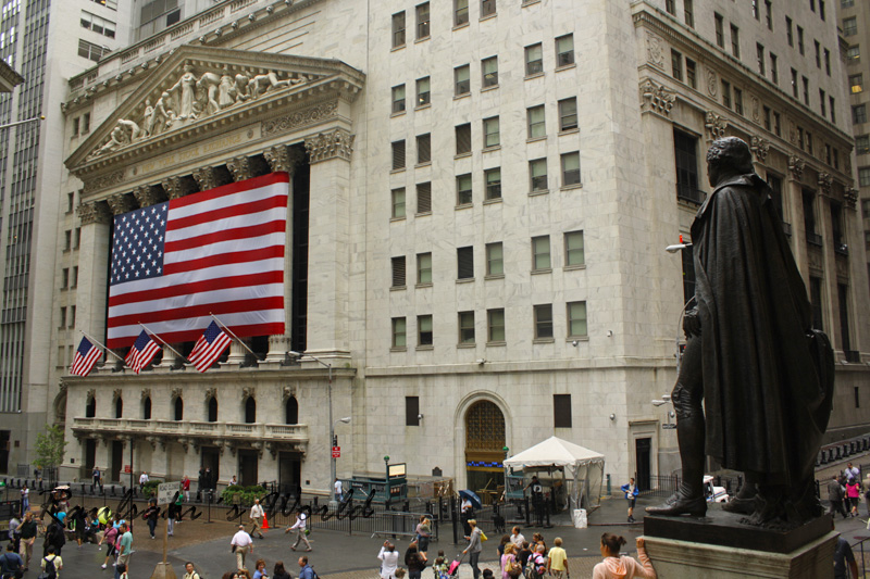 Edificio de la Bolsa de Nueva York.