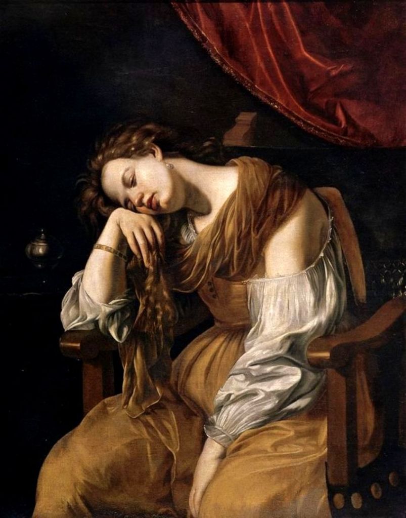 Artemisia Gentileschi. María Magdalena. Hacia 1622-1625. Catedral de Sevilla.