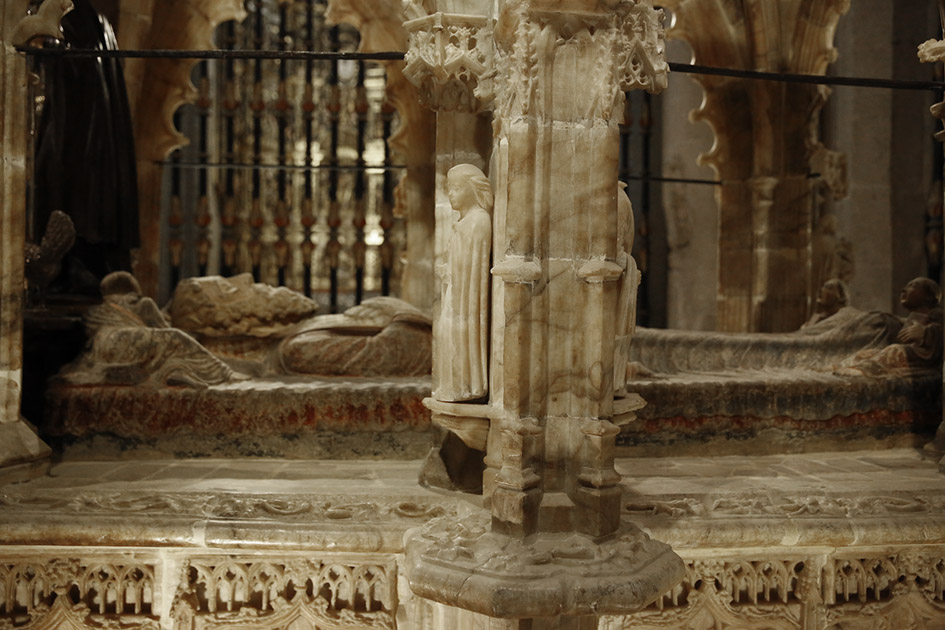 Figura yacente de Santo Domingo de la Calzada.Primer tercio del siglo XII. Catedral de Santo Domingo de la Calzada. La Rioja.
