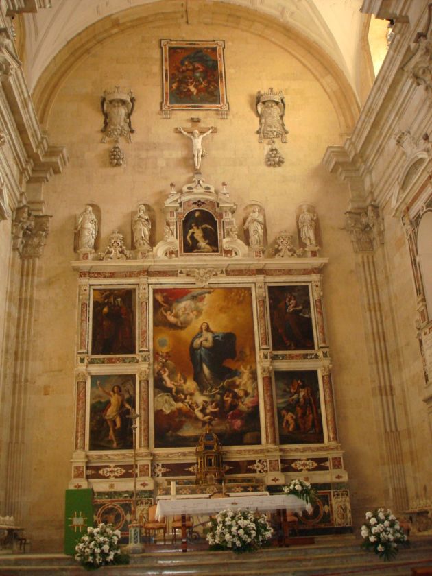 José de Ribera. Altar Mayor de la iglesia de la Purísima. 1635. Salamanca