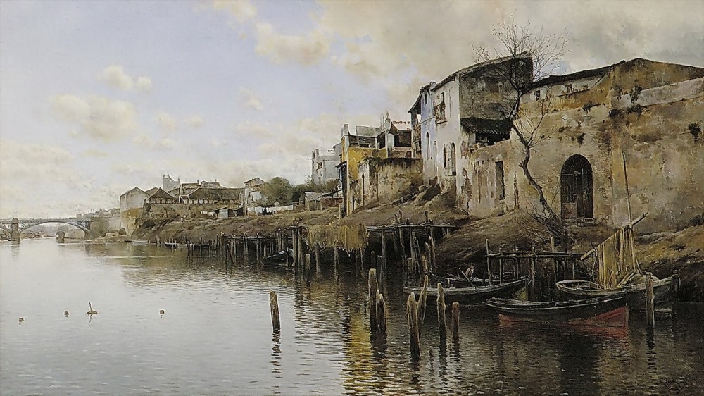 Emilio Sánchez Perrier. Triana. Hacia 1888-1890. Museo de Bellas Artes de Sevilla.