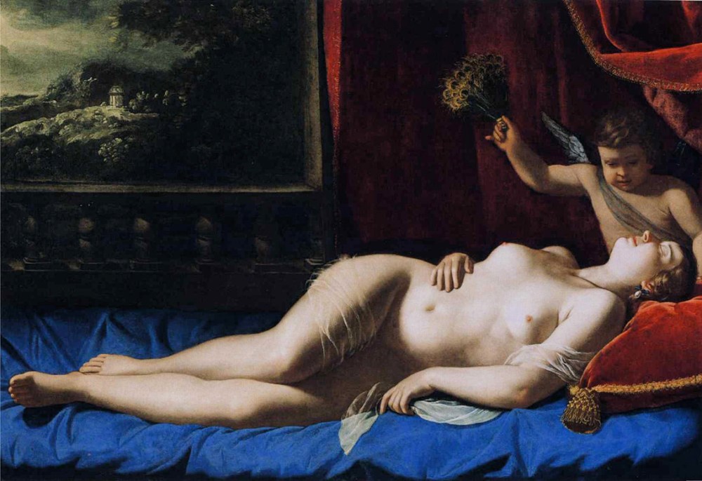 Artemisia Gentilleschi. Venus dormida. Hacia 1625-1630. Museo de Bellas Artes. Virginia.
