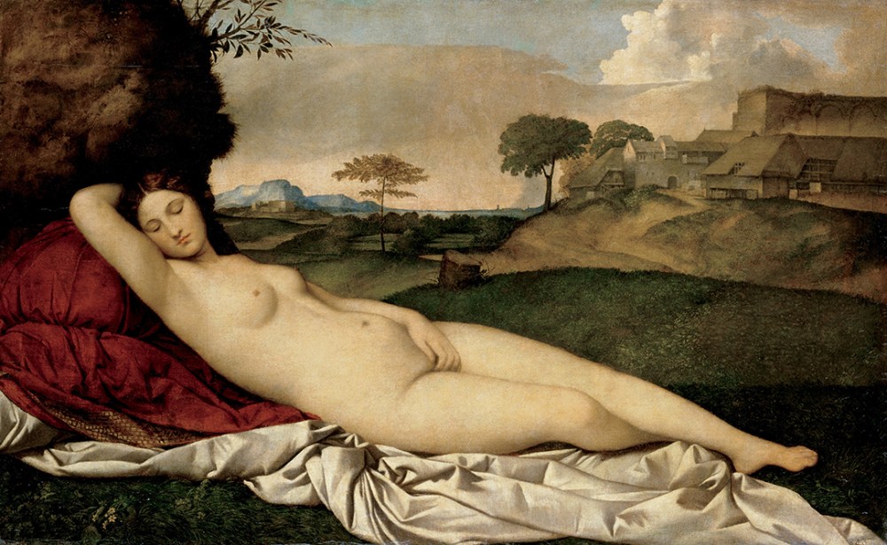Giorgione. Venus dormida. Hacia 1508-1510. Museo de Dresde.