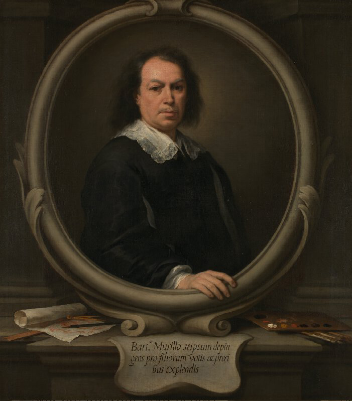 Bartolomé Esteban Murillo. Autorretrato. 1670-1673. National Gallery. Londres.