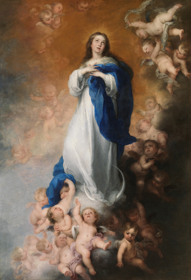 Bartolomé Esteban Murillo. Inmaculada Concepción de los Venerables. Hacia 1678. Museo del Prado.
