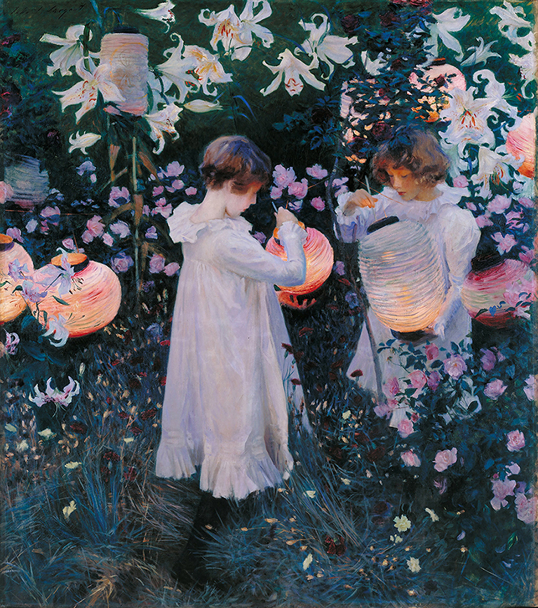 John Singer Sargent. Clavel, lirio, lirio, rosa. 1885-1886. Tate Gallery. Londres.