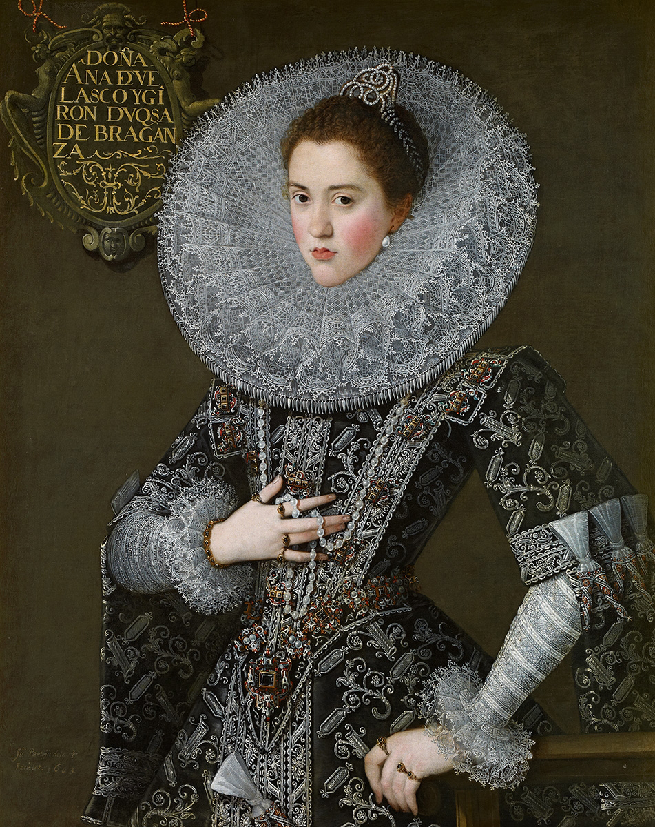 Juan Pantoja de la Cruz. Doña Ana de Velasco y Girón, duquesa de Braganza. 1603. Colección Alicia Koplowitz.