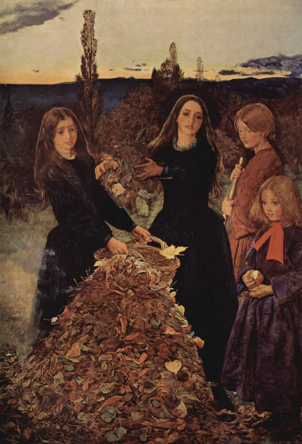 Sir John Everett Millais. Hojas de Otoño. 1856. Manchester Art Gallery.