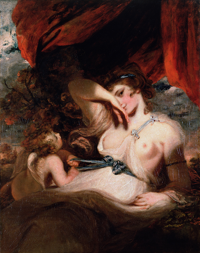 Sir Joshua Reynolds. Cupido desatando el cinto de Venus. 1788. Museo del Hermitage.