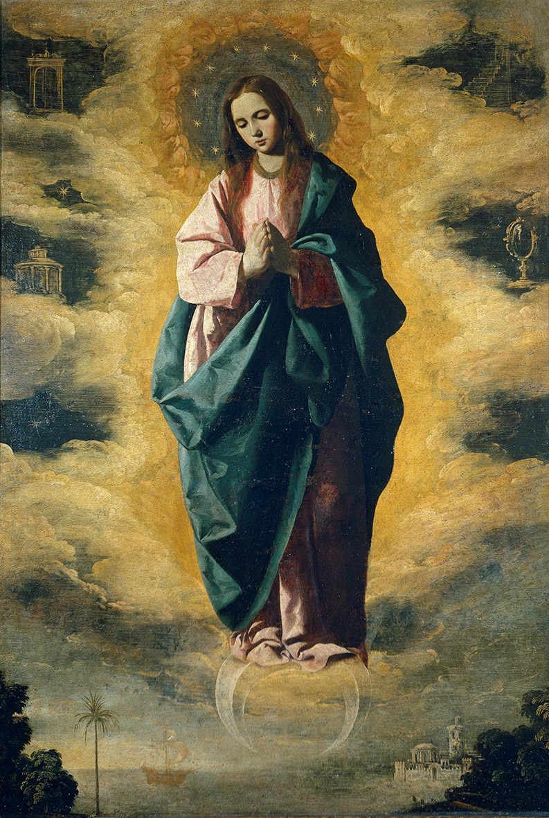 Francisco de Zurbarán. Inmaculada Concepción. Hacia 1630. Museo del Prado.