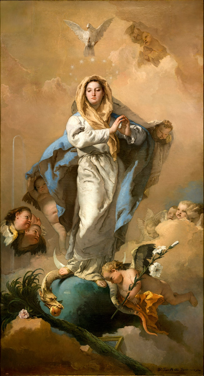 Giambattista Tieplolo. La Inmaculada Concepción. 1767-1769. Museo del Prado.
