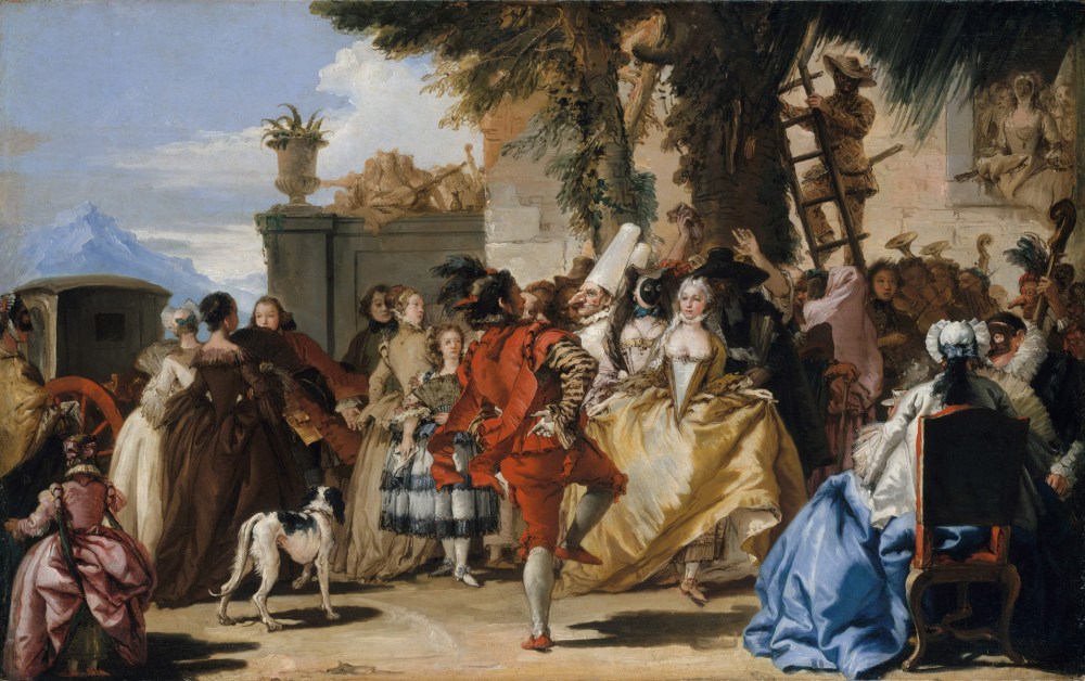 Giovanni Domenico Tiepolo. Danza en el campo. Hacio 1755. Metropolitan Museum. Nueva York.