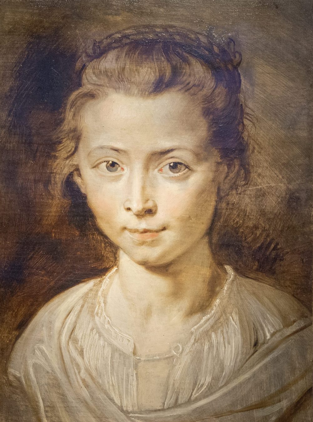 Peter Paul Rubens. Retrato de su hija Clara Serena Rubens. Colección particular.
