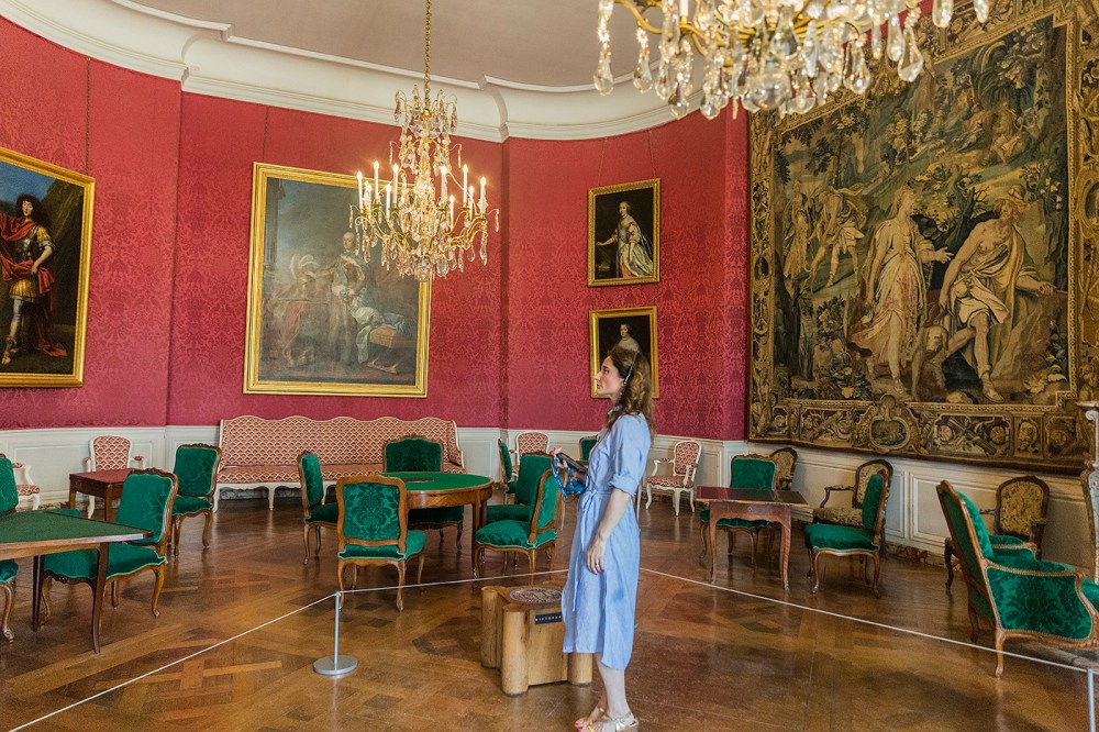 En una de las estancias.