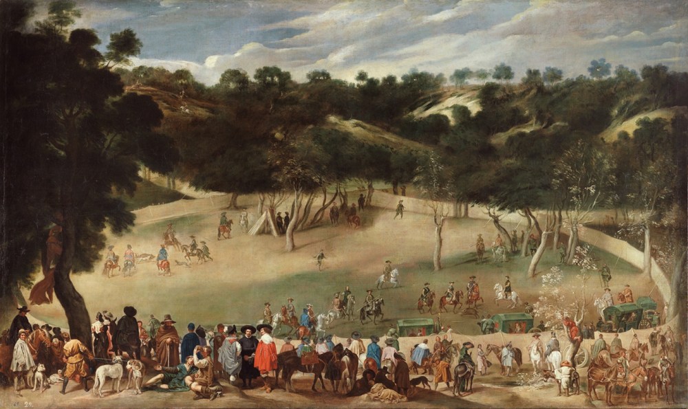 Diego Velázquez (copia de). Cacería de jabalíes en el Hoyo. Segunda mitad del siglo XVII. Museo Nacional del Prado.