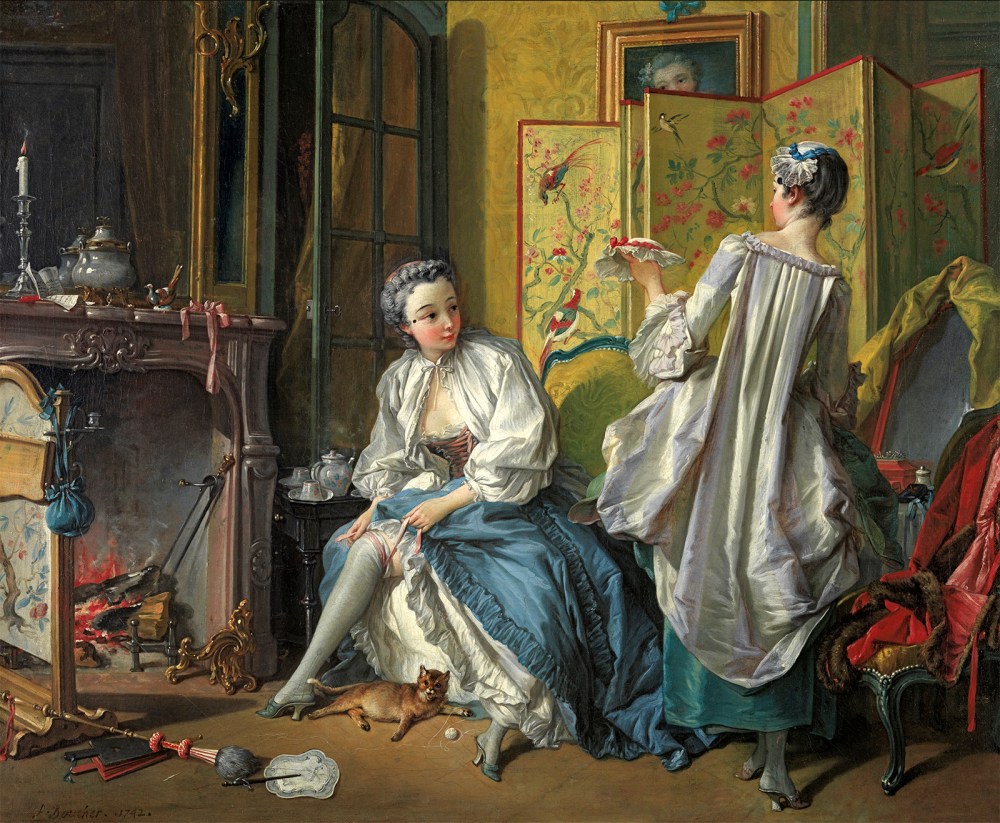 François Boucher. La toilette. 1742. Museo Nacional Thyssen-Bornemisza. Madrid.