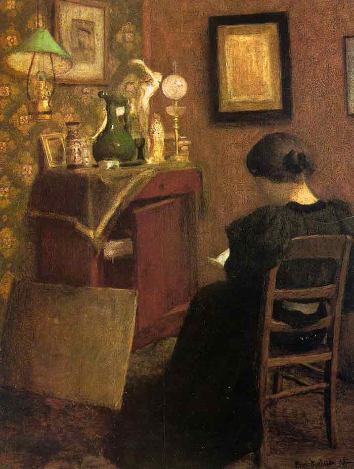 Henri Matisse. Mujer leyendo. 1894. Museo de Arte Moderno. París.