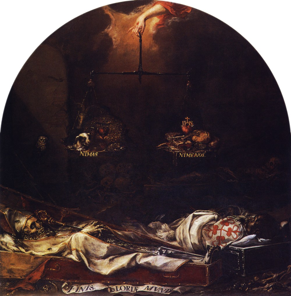 Juan Valdés Leal. Finis Gloriae Mundi. 1670-1672. Iglesia de San Jorge. Hospital de La Caridad. Sevilla.