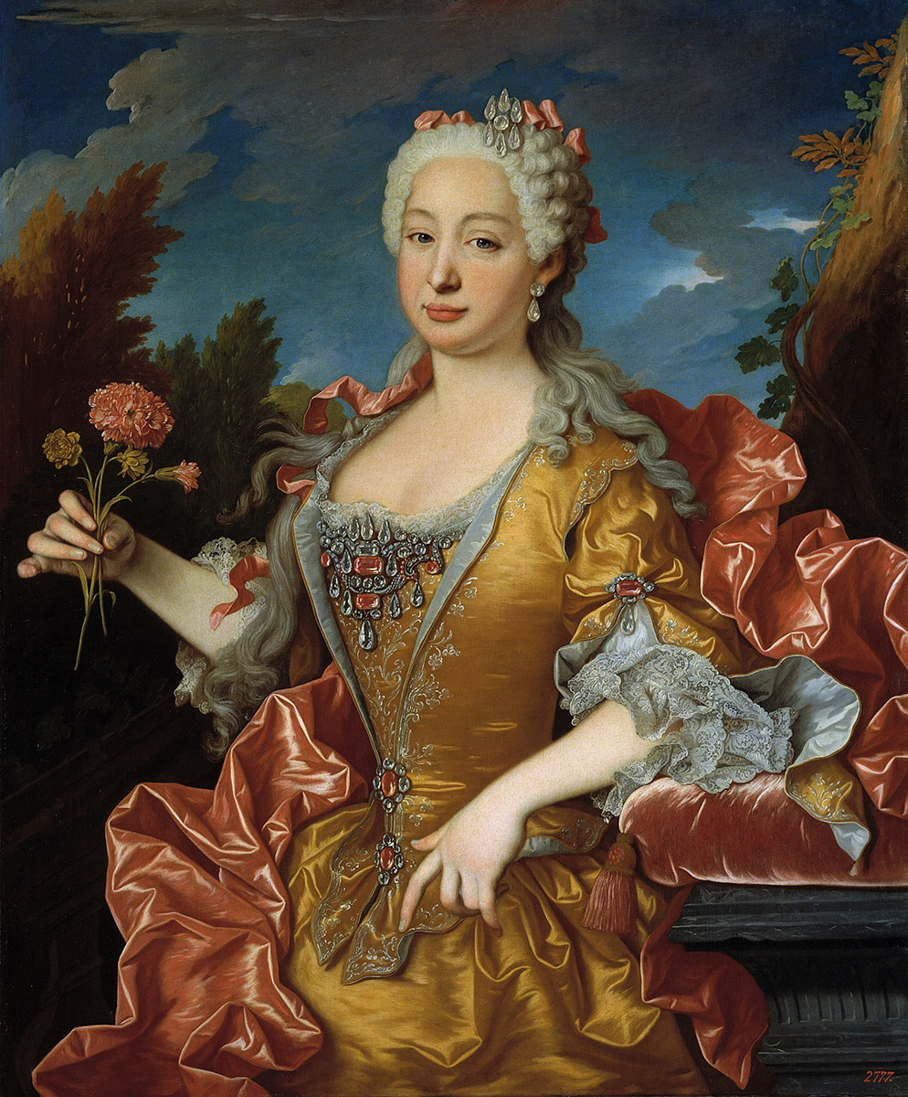Jean Ranc. Bárbara de Braganza, reina de España. Hacia 1729. Museo Nacional de Prado. Madrid.