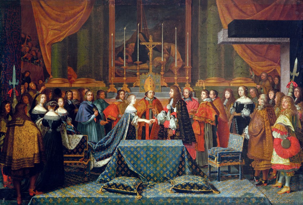 Jacques Laumosnier. Boda de Luis XIV de Francia. Siglo XVII. Museo de Tessé. Francia.