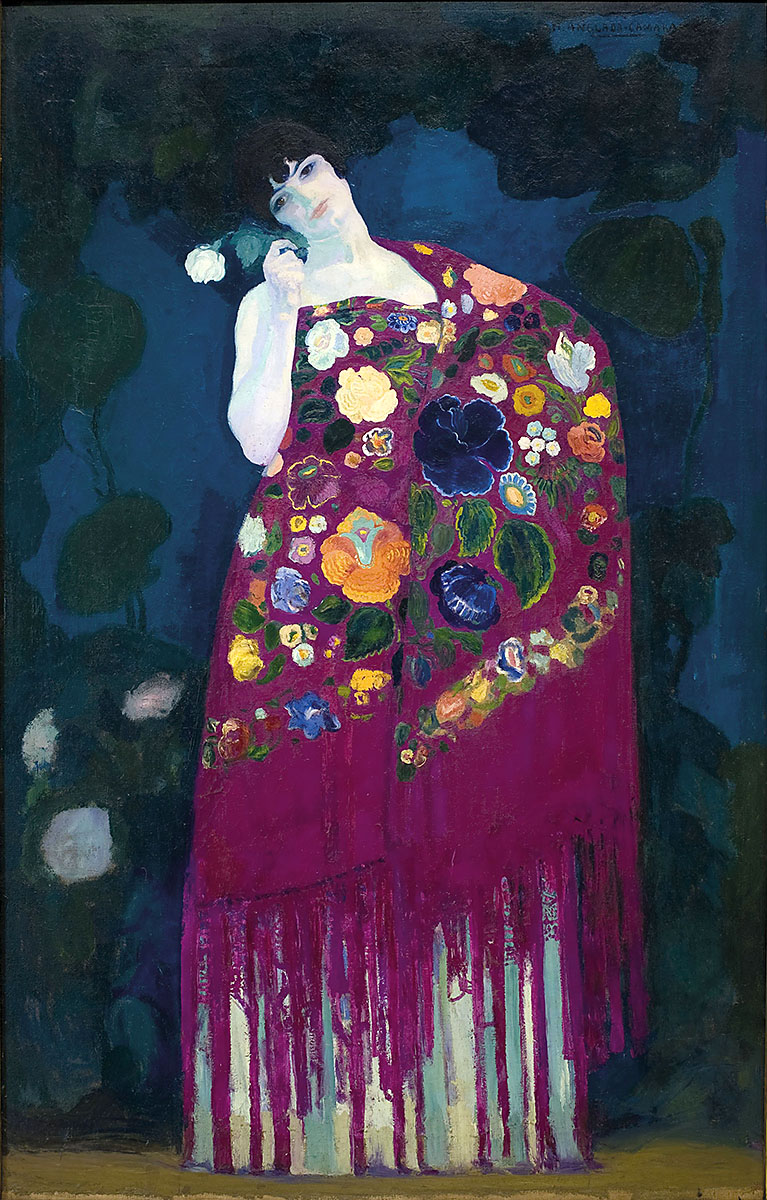 Hermenegildo Anglada Camarasa. Granadina. Hacia 1914. Museo Nacional de Arte de Cataluña.