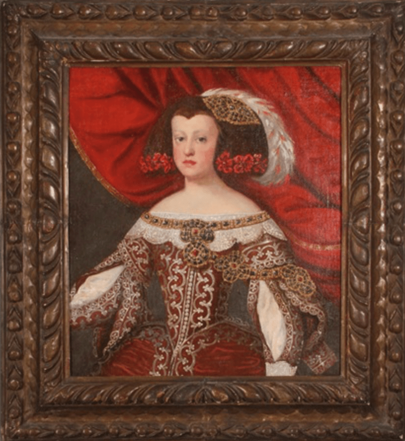 Anónimo. Mariana de Austria. Mediados del siglo XVII. Colección particular.