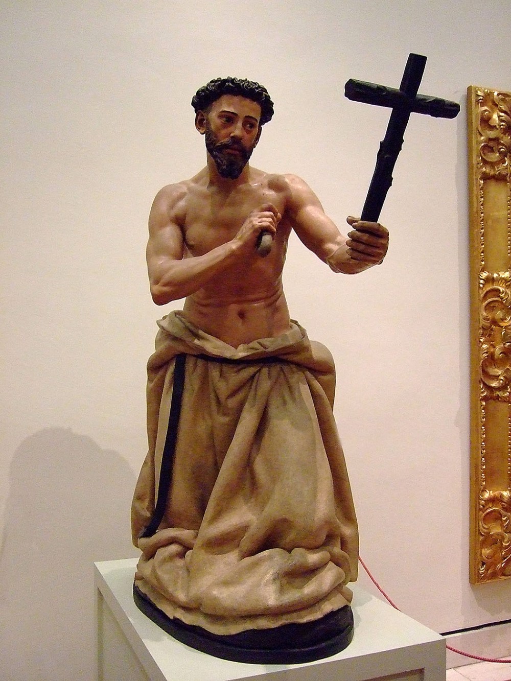 Juan Martínez Montañés. Santo Domingo de Guzman penitente.1607. Museo de Bellas Artes. Sevilla.