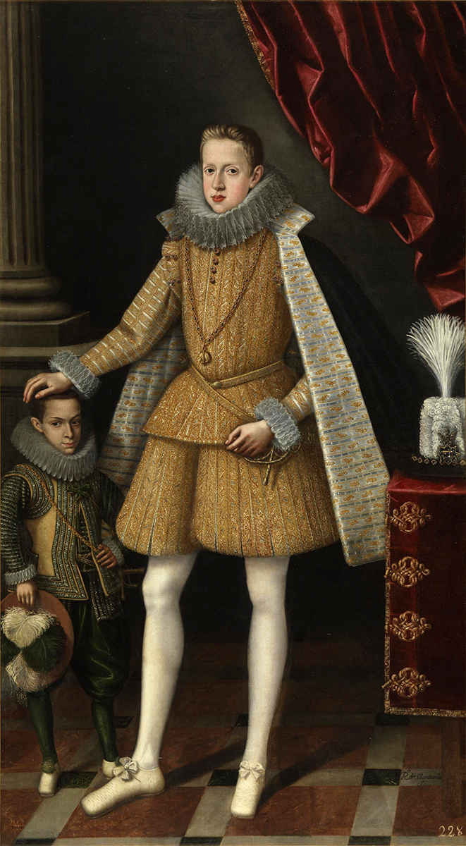 Rodrigo de Villandrando. El príncipe Felipe y el enano Miguel Soplillo. Hacia 1620. Museo Nacional del Prado. Madrid.