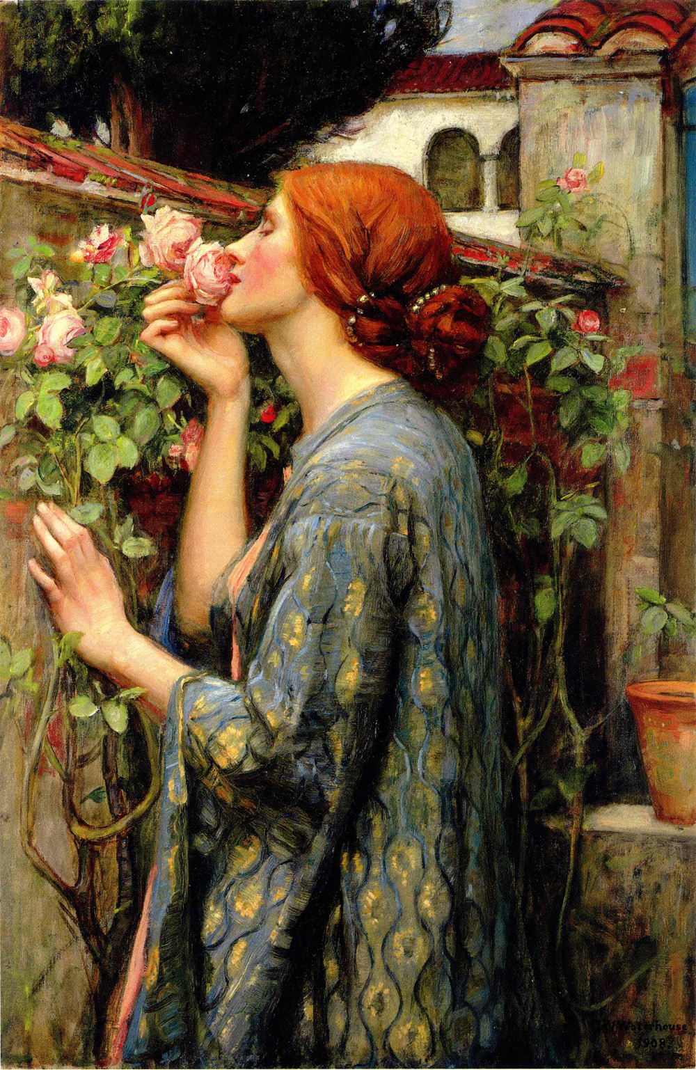 John William Waterhouse. El alma de la rosa. 1908. Colección particular.