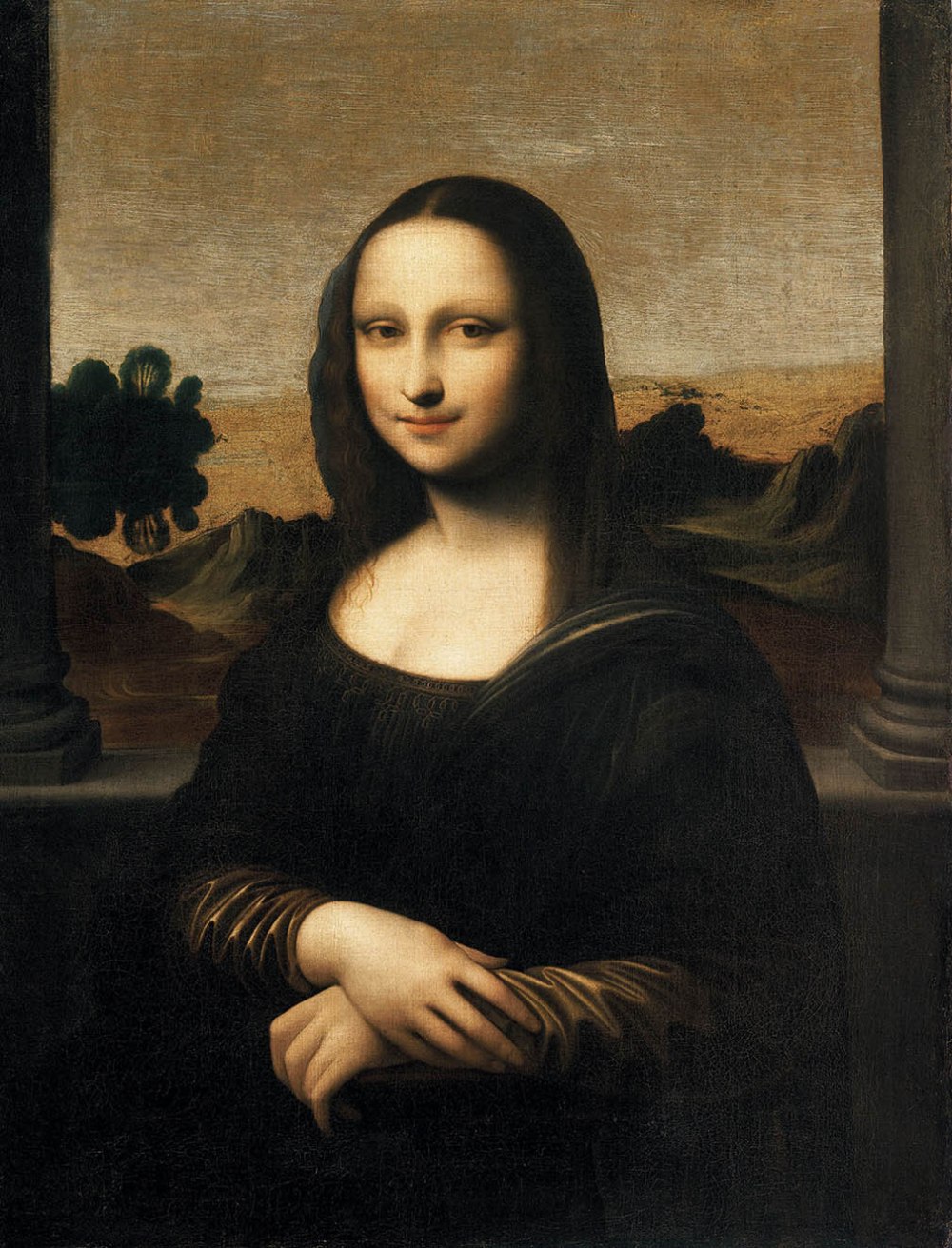 Anónimo (Atribuído a Leonardo da Vinci).  Mona Lisa de Isleworth. 1410-1455.  Colección Particular.