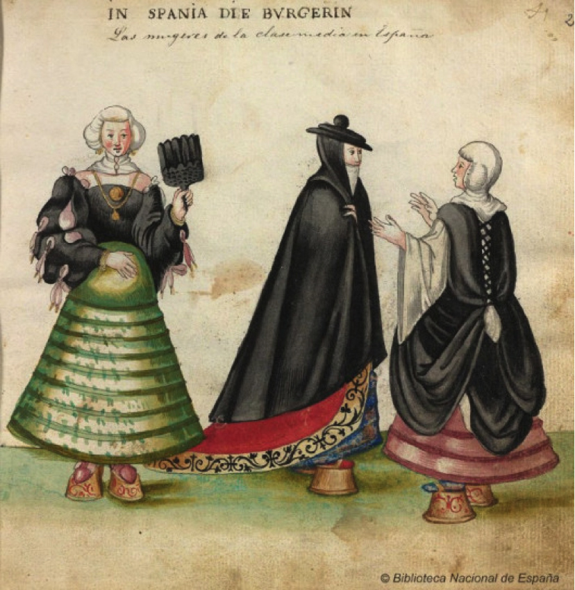 Christoph Weiditz. Códice de trajes. Siglo XVI. Biblioteca Nacional de España. Madrid