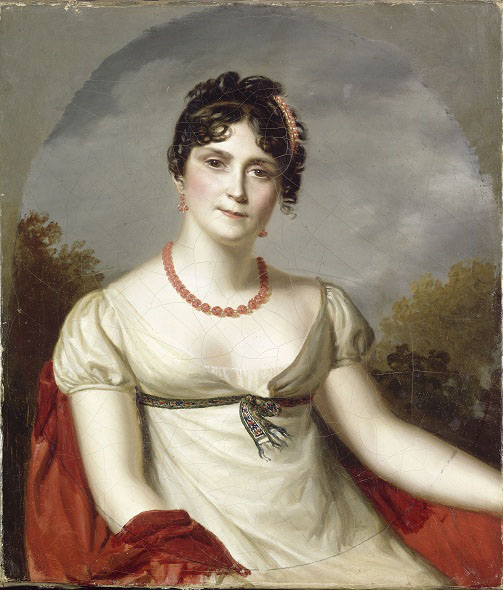 Firmin Massot. Retrato de la emperatriz Josefina. Hacia 1812. Castillo de la Malmaison. Francia.