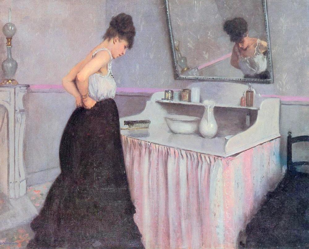 Gustave Caillebotte. Mujer en el tocador. Hacia 1873. Colección particular.