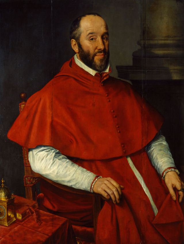 Willem Key. Retrato de Antoine Perrenot, cardenal Granvela.j1561. Museo Real de Bellas Artes. Bruselas.