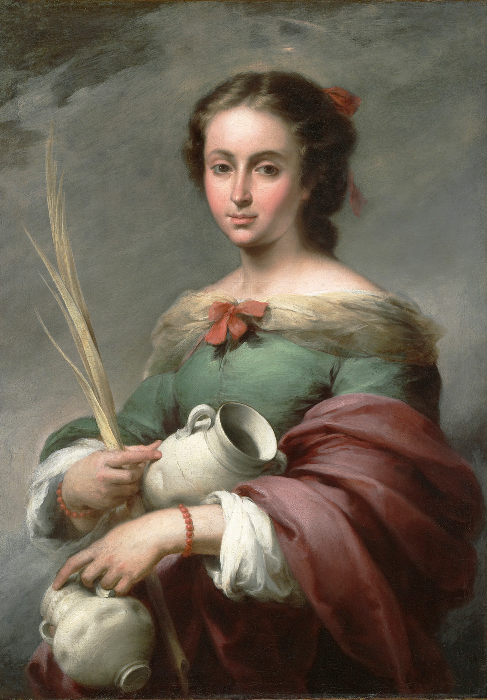 Bartolomé Esteban Murillo. Santa Rufina. 1665. Meadows Museum. Dallas.