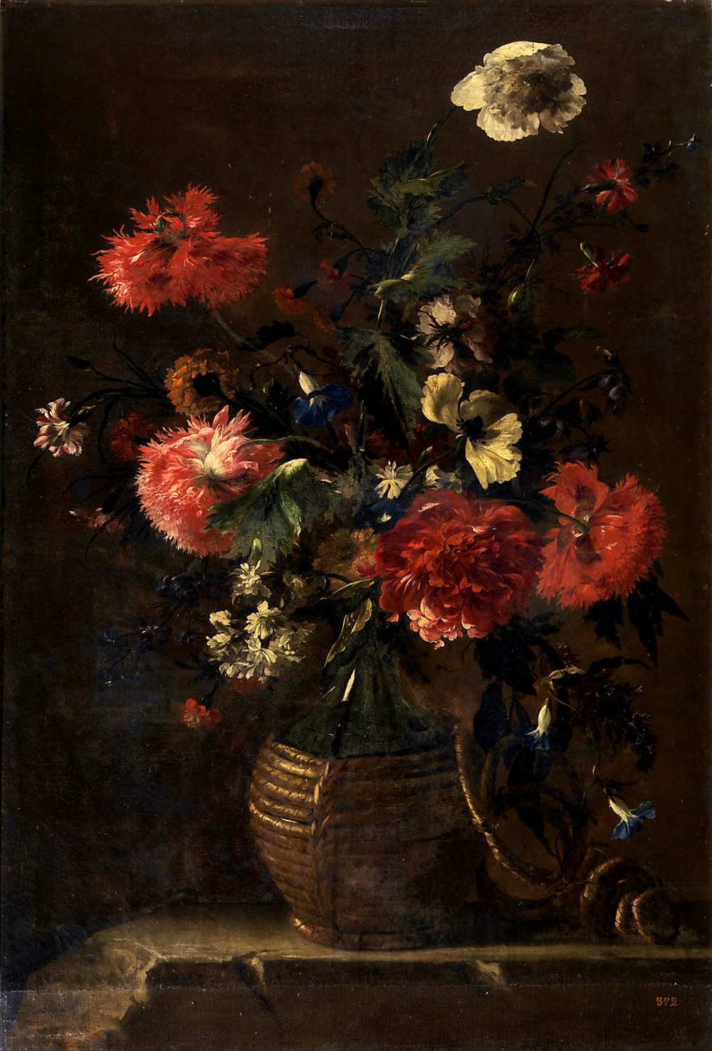 Bartolomé Pérez de la Dehesa (atribuido a). Florero. Siglo XVII. Museo Nacional del Prado. Madrid.