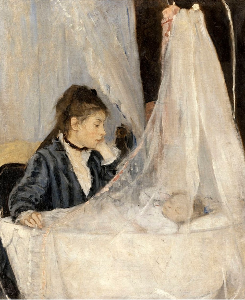 Berthe Morisot. La cuna. 1872. Museo d´Orsay. París.