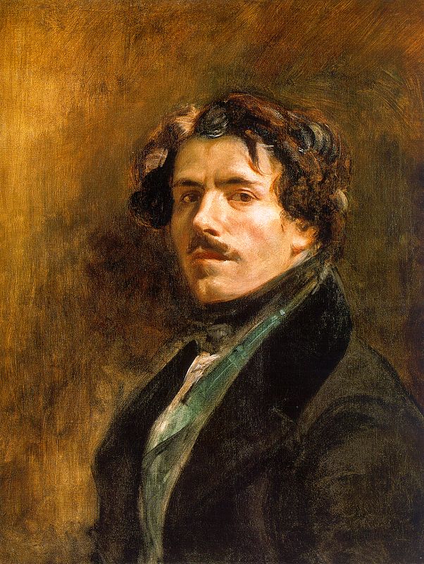 Eugène Delacroix. Autorretrato. 1837. Museo del Louvre.