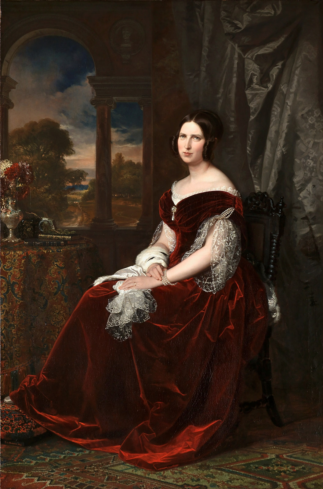 Federico de Madrazo. Sabina Seupham Spalding. 1846. Museo Nacional del Prado. Madrid.