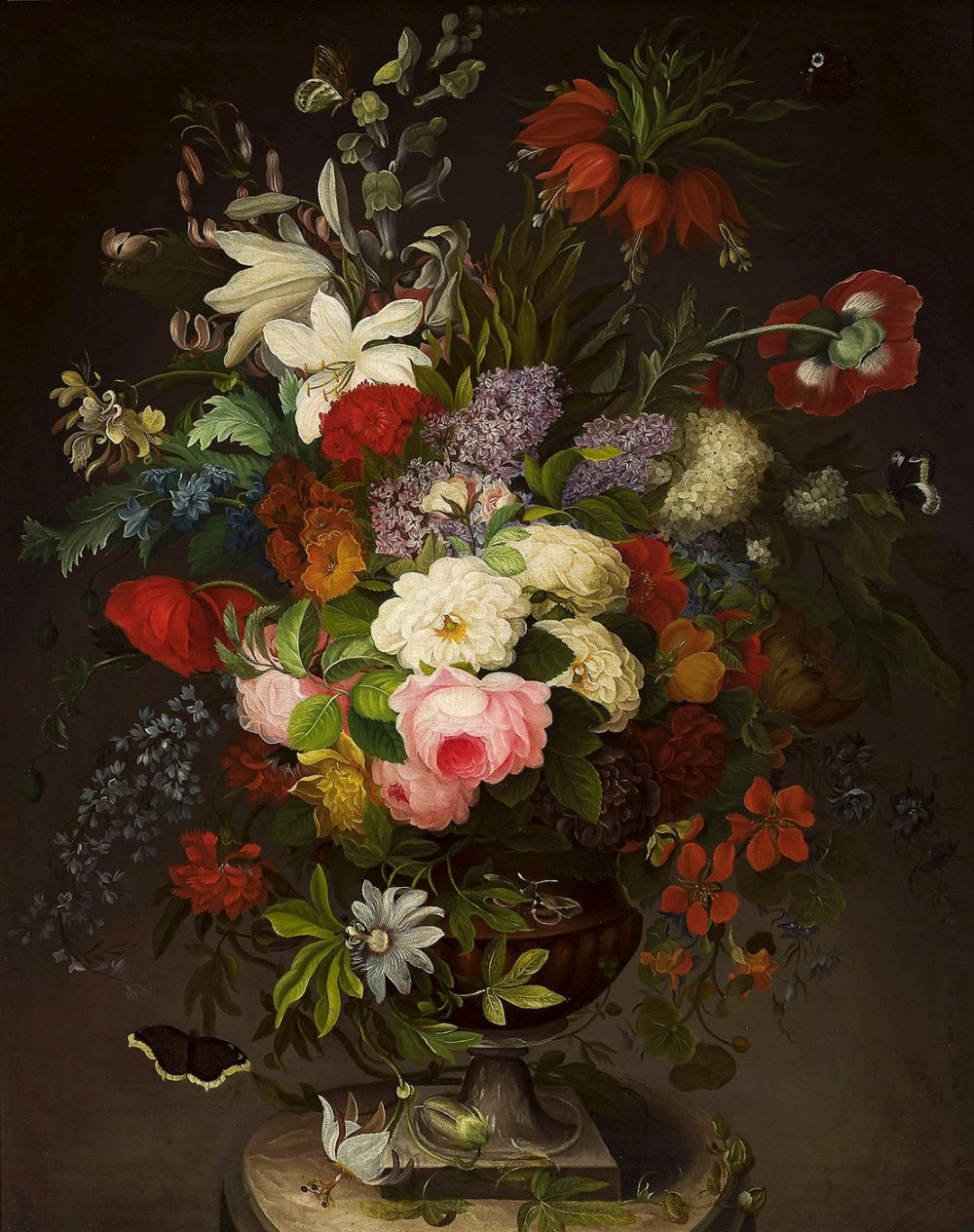 Henryka Beyer. Flores. Hacia 1827. Museo Nacional. Varsovia.