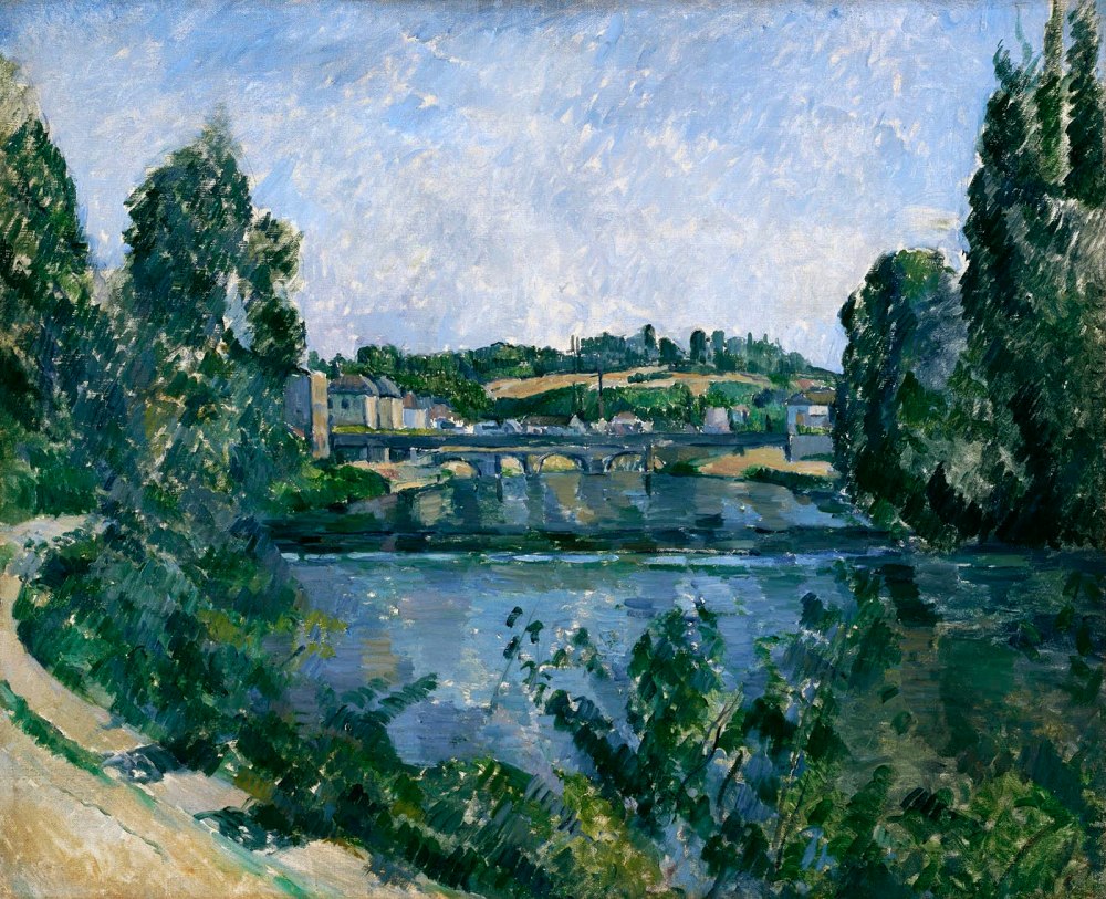 Paul Cézanne. El puente y la presa en Pontoise. 1881. The National Museum of Western Art. Tokyo.