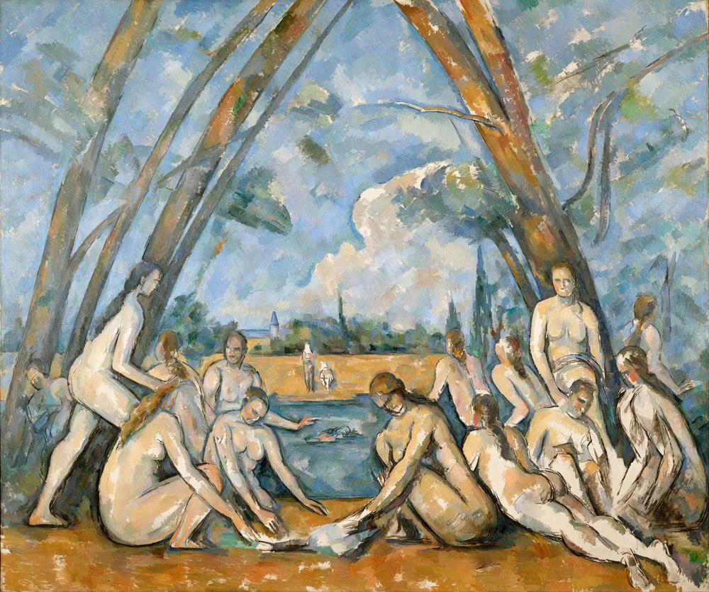 Paul Cézanne. Las grandes bañistas. 1906. Philadelphia Museum of Art.