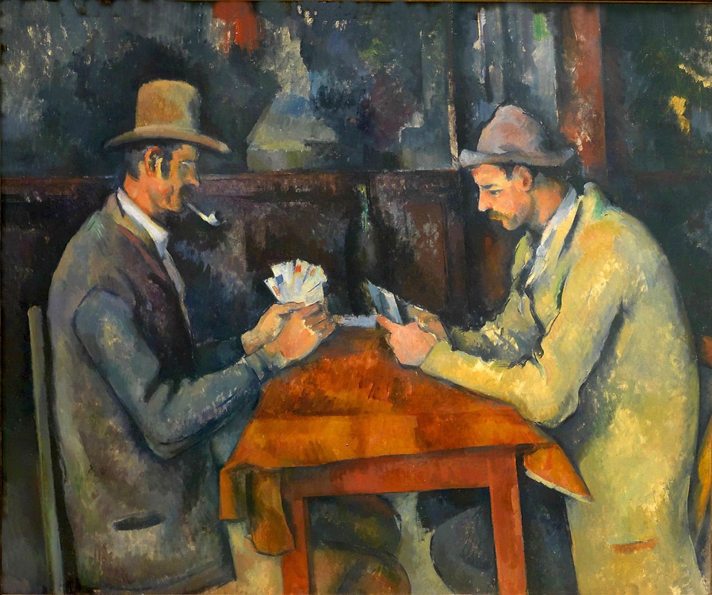 Paul Cézanne. Los jugadores de cartas. 1892-1895. Courtauld Institute of Art. Londres.