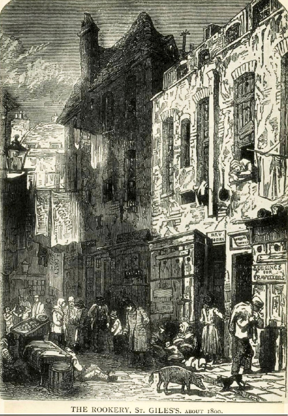 The Rockery. Londres. 1800.